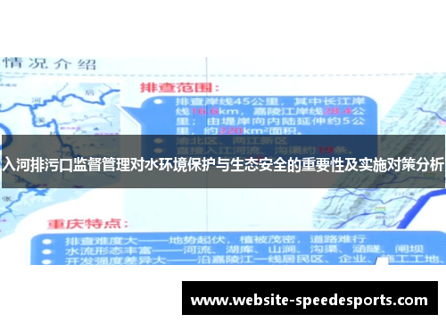 入河排污口监督管理对水环境保护与生态安全的重要性及实施对策分析